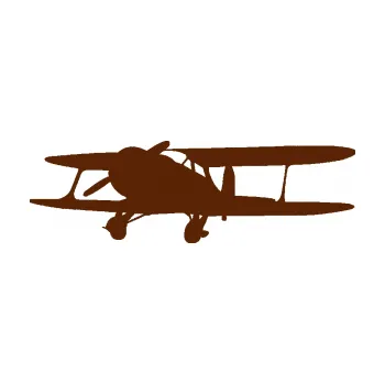 Polep vozidla SAMOLEPKA Letadlo 006 levá (15 - hnědá) NA AUTO, NÁLEPKA, FÓLIE, POLEP, TUNING, VLASTNÍ TEXT, TISK, AUTOSAMOLEPKY.cz, POLEPY, OBRÁZEK, LOGO, SAMOLEPKY