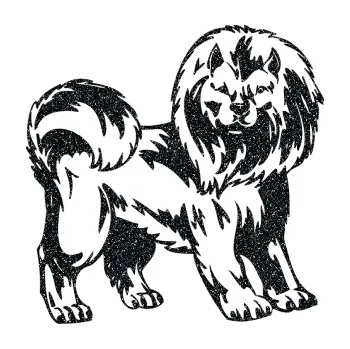 samolepka Pes 029 pravá (85 - Ultra Metalic černá) SAMOLEPKA NA AUTO, NÁLEPKA, FÓLIE, POLEP, TUNING, VLASTNÍ TEXT, TISK, AUTOSAMOLEPKY.cz, POLEPY, OBRÁZEK, LOGO, 3D STICKERS