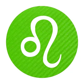 Samolepící dekorace SAMOLEPKA Lev zvěrokruh 001 - horoskop (58 - 3D karbon zelený kawasaki) NA AUTO, NÁLEPKA, FÓLIE, POLEP, TUNING, VLASTNÍ TEXT, TISK, AUTOSAMOLEPKY.cz, POLEPY, OBRÁZEK, LOGO, SAMOLEPKY