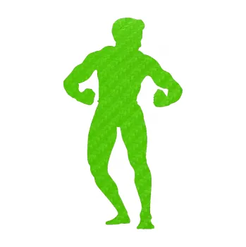 Polep vozidla Kulturista 011 pravá (58 - 3D karbon zelený kawasaki) SAMOLEPKA NA AUTO, NÁLEPKA, FÓLIE, POLEP, TUNING, VLASTNÍ TEXT, TISK, AUTOSAMOLEPKY.cz, POLEPY, OBRÁZEK, LOGO, 3D STICKERS