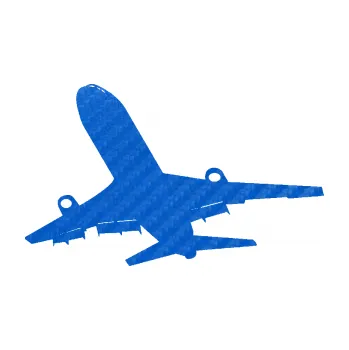 Polep vozidla SAMOLEPKA Letadlo 007 levá (57 - 3D karbon modrý) NA AUTO, NÁLEPKA, FÓLIE, POLEP, TUNING, VLASTNÍ TEXT, TISK, AUTOSAMOLEPKY.cz, POLEPY, OBRÁZEK, LOGO, SAMOLEPKY