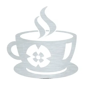 Samolepící dekorace SAMOLEPKA Interiér 008 levá šálek na kávu (61 - škrábaný hliník) NA AUTO, NÁLEPKA, FÓLIE, POLEP, TUNING, VLASTNÍ TEXT, TISK, AUTOSAMOLEPKY.cz, POLEPY, OBRÁZEK, LOGO, SAMOLEPKY