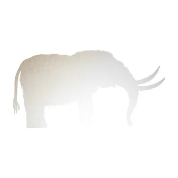 Samolepící dekorace Mamut 001 pravá (82 - odrazková reflexní bílá) SAMOLEPKA NA AUTO, NÁLEPKA, FÓLIE, POLEP, TUNING, VLASTNÍ TEXT, TISK, AUTOSAMOLEPKY.cz, POLEPY, OBRÁZEK, LOGO, 3D STICKERS