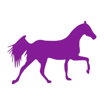 Samolepící dekorace Kůň 001 pravá (14 - fialová) SAMOLEPKA NA AUTO, NÁLEPKA, FÓLIE, POLEP, TUNING, VLASTNÍ TEXT, TISK, AUTOSAMOLEPKY.cz, POLEPY, OBRÁZEK, LOGO, 3D STICKERS