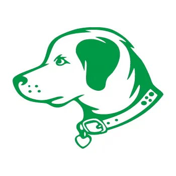 Polep vozidla Pes 058 levá (12 - zelená) SAMOLEPKA NA AUTO, NÁLEPKA, FÓLIE, POLEP, TUNING, VLASTNÍ TEXT, TISK, AUTOSAMOLEPKY.cz, POLEPY, OBRÁZEK, LOGO, 3D STICKERS