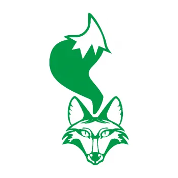 Samolepící dekorace Liška 002 pravá (12 - zelená) SAMOLEPKA NA AUTO, NÁLEPKA, FÓLIE, POLEP, TUNING, VLASTNÍ TEXT, TISK, AUTOSAMOLEPKY.cz, POLEPY, OBRÁZEK, LOGO, 3D STICKERS