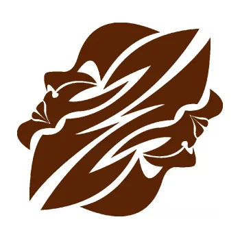 Samolepící dekorace Blíženci 003 (15 - hnědá) SAMOLEPKA NA AUTO, NÁLEPKA, FÓLIE, POLEP, TUNING, VLASTNÍ TEXT, TISK, AUTOSAMOLEPKY.cz, POLEPY, OBRÁZEK, LOGO, 3D STICKERS