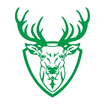 Samolepící dekorace Jelen trofej 002 (12 - zelená) SAMOLEPKA NA AUTO, NÁLEPKA, FÓLIE, POLEP, TUNING, VLASTNÍ TEXT, TISK, AUTOSAMOLEPKY.cz, POLEPY, OBRÁZEK, LOGO, 3D STICKERS