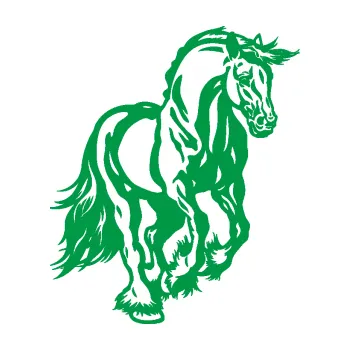 Samolepící dekorace Kůň 054 pravá (12 - zelená) SAMOLEPKA NA AUTO, NÁLEPKA, FÓLIE, POLEP, TUNING, VLASTNÍ TEXT, TISK, AUTOSAMOLEPKY.cz, POLEPY, OBRÁZEK, LOGO, 3D STICKERS