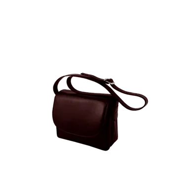 Kabelka Triton Kožená stylová ručně šitá kabelka DIANA - česká výroba; kaštan