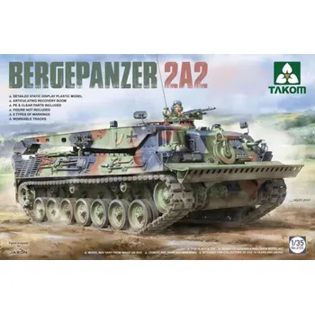 Plastikový model Takom 1/35 Bergepanzer 2A2