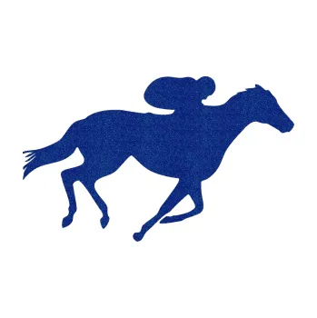 Samolepící dekorace Kůň 027 pravá závodí s jezdcem (89 - Ultra Metalic modrá tmavá) SAMOLEPKA NA AUTO, NÁLEPKA, FÓLIE, POLEP, TUNING, VLASTNÍ TEXT, TISK, AUTOSAMOLEPKY.cz, POLEPY, OBRÁZEK, LOGO, 3D STICKERS