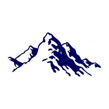 Samolepící dekorace SAMOLEPKA Krajina hory 006 pravá (23 - tmavě modrá) NA AUTO, NÁLEPKA, FÓLIE, POLEP, TUNING, VLASTNÍ TEXT, TISK, AUTOSAMOLEPKY.cz, POLEPY, OBRÁZEK, LOGO, SAMOLEPKY