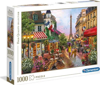 Puzzle Clementoni Květinový trh v Paříži 1000 dílků