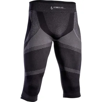 Pánské 3/4 funkční kalhoty IRON-IC - černá Barva: Černá, Velikost: XXL