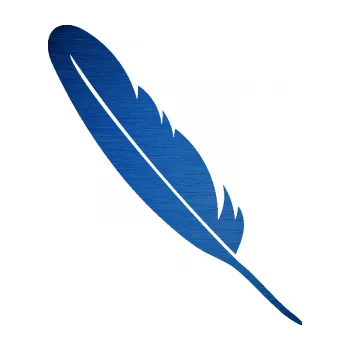 Samolepící dekorace SAMOLEPKA Peříčko 005 levá (65 - škrábaný kov modrý) NA AUTO, NÁLEPKA, FÓLIE, POLEP, TUNING, VLASTNÍ TEXT, TISK, AUTOSAMOLEPKY.cz, POLEPY, OBRÁZEK, LOGO, SAMOLEPKY