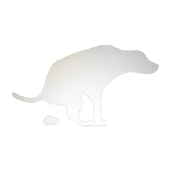 Polep vozidla SAMOLEPKA Pes 077 pravá (82 - odrazková reflexní bílá) NA AUTO, NÁLEPKA, FÓLIE, POLEP, TUNING, VLASTNÍ TEXT, TISK, AUTOSAMOLEPKY.cz, POLEPY, OBRÁZEK, LOGO, SAMOLEPKY