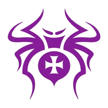 Samolepící dekorace SAMOLEPKA Pavouk 003 křižák (14 - fialová) NA AUTO, NÁLEPKA, FÓLIE, POLEP, TUNING, VLASTNÍ TEXT, TISK, AUTOSAMOLEPKY.cz, POLEPY, OBRÁZEK, LOGO, SAMOLEPKY