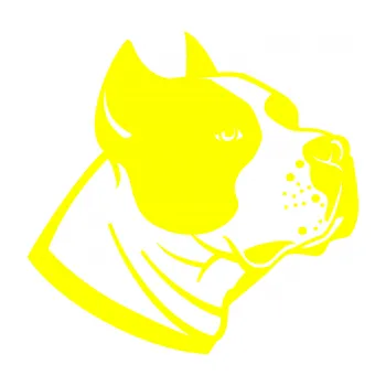 Polep vozidla SAMOLEPKA Pes 081 pravá Stafordširský bulteriér (05 - žlutá citron) NA AUTO, NÁLEPKA, FÓLIE, POLEP, TUNING, VLASTNÍ TEXT, TISK, AUTOSAMOLEPKY.cz, POLEPY, OBRÁZEK, LOGO, SAMOLEPKY