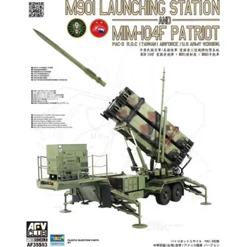 Plastikový model AFV Club 1/35 M901 Launching Station and MIM-104F PATRIOT PAC-3 R.O.C. (Taiwan) Airforce / US Army Version