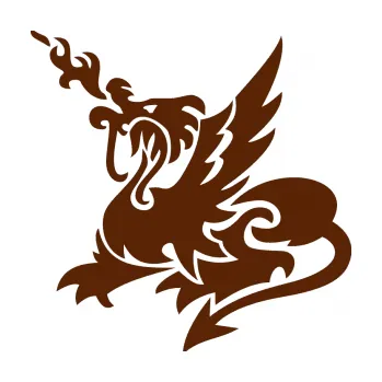 Autodoplněk Samolepka na auto Dragon 045 levá (15 - hnědá) NÁLEPKA, FÓLIE, POLEPY, TUNING, VLASTNÍ TEXT, TISK, AUTOSAMOLEPKY.cz, SAMOLEPKY, OBRÁZEK, LOGO, VÝROBA, PRODEJ