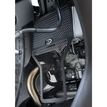 R&G Racing Hliníková mřížka chladiče, Yamaha YZF-R125,Černá Černá