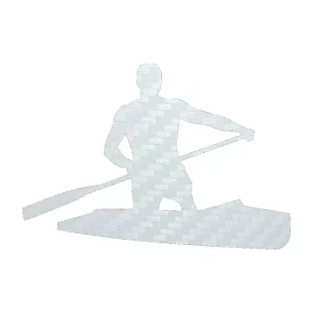 Polep vozidla SAMOLEPKA Kanoista 002 pravá (51 - 3D karbon bílý) NA AUTO, NÁLEPKA, FÓLIE, POLEP, TUNING, VLASTNÍ TEXT, TISK, AUTOSAMOLEPKY.cz, POLEPY, OBRÁZEK, LOGO, SAMOLEPKY