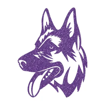 Polep vozidla SAMOLEPKA Pes 151 levá německý ovčák (87 - Ultra Metalic fialová) NA AUTO, NÁLEPKA, FÓLIE, POLEP, TUNING, VLASTNÍ TEXT, TISK, AUTOSAMOLEPKY.cz, POLEPY, OBRÁZEK, LOGO, SAMOLEPKY