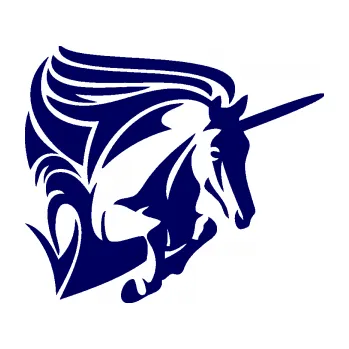 Samolepící dekorace SAMOLEPKA Kůň jednorožec 001 pravá (23 - tmavě modrá) NA AUTO, NÁLEPKA, FÓLIE, POLEP, TUNING, VLASTNÍ TEXT, TISK, AUTOSAMOLEPKY.cz, POLEPY, OBRÁZEK, LOGO, SAMOLEPKY