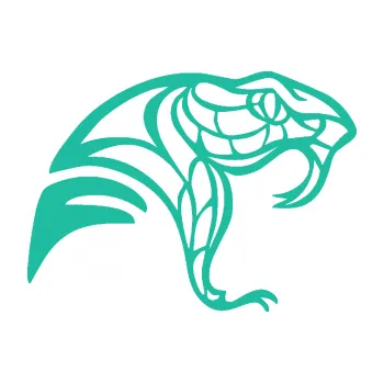 Samolepící dekorace SAMOLEPKA Cobra 003 pravá (25 - tyrkysová) NA AUTO, NÁLEPKA, FÓLIE, POLEP, TUNING, VLASTNÍ TEXT, TISK, AUTOSAMOLEPKY.cz, POLEPY, OBRÁZEK, LOGO, SAMOLEPKY