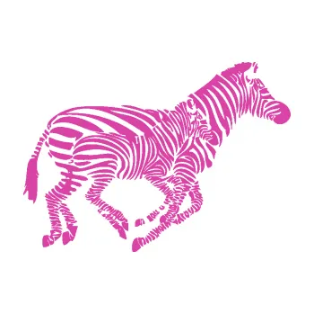 Samolepící dekorace Interiér 020 pravá zebry (16 - růžová) SAMOLEPKA NA AUTO, NÁLEPKA, FÓLIE, POLEP, TUNING, VLASTNÍ TEXT, TISK, AUTOSAMOLEPKY.cz, POLEPY, OBRÁZEK, LOGO, 3D STICKERS