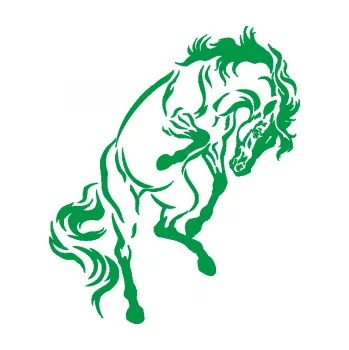 Samolepící dekorace Kůň 047 pravá (12 - zelená) SAMOLEPKA NA AUTO, NÁLEPKA, FÓLIE, POLEP, TUNING, VLASTNÍ TEXT, TISK, AUTOSAMOLEPKY.cz, POLEPY, OBRÁZEK, LOGO, 3D STICKERS