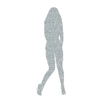 Polep vozidla Erotická žena 015 pravá (91 - Ultra Metalic stříbrná metalíza) SAMOLEPKA NA AUTO, NÁLEPKA, FÓLIE, POLEP, TUNING, VLASTNÍ TEXT, TISK, AUTOSAMOLEPKY.cz, POLEPY, OBRÁZEK, LOGO, 3D STICKERS