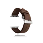 Tmavě hnědý kožený řemínek LAVVU Top Grain pro APPLE WATCH 38-40 mm
