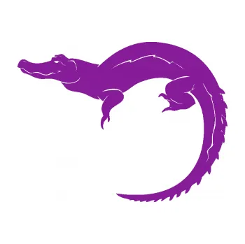 Samolepící dekorace Krokodýl 001 levá (14 - fialová) SAMOLEPKA NA AUTO, NÁLEPKA, FÓLIE, POLEP, TUNING, VLASTNÍ TEXT, TISK, AUTOSAMOLEPKY.cz, POLEPY, OBRÁZEK, LOGO, 3D STICKERS