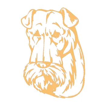 samolepka Pes 006 levá Knírač (08 - béžová) SAMOLEPKA NA AUTO, NÁLEPKA, FÓLIE, POLEP, TUNING, VLASTNÍ TEXT, TISK, AUTOSAMOLEPKY.cz, POLEPY, OBRÁZEK, LOGO, 3D STICKERS