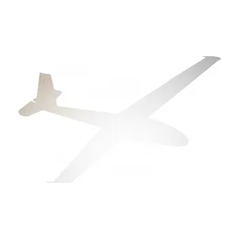 Polep vozidla SAMOLEPKA Letadlo 025 pravá kluzák (82 - odrazková reflexní bílá) NA AUTO, NÁLEPKA, FÓLIE, POLEP, TUNING, VLASTNÍ TEXT, TISK, AUTOSAMOLEPKY.cz, POLEPY, OBRÁZEK, LOGO, SAMOLEPKY