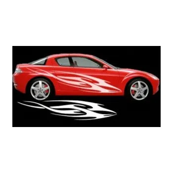 Polep vozidla SAMOLEPKA Samolepka na bok plameny 083 (87 - Ultra Metalic fialová) NA AUTO, NÁLEPKA, FÓLIE, POLEP, TUNING, VLASTNÍ TEXT, TISK, AUTOSAMOLEPKY.cz, POLEPY, OBRÁZEK, LOGO, SAMOLEPKY