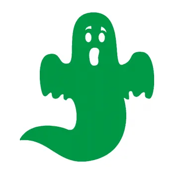 Samolepící dekorace SAMOLEPKA Duch 006 pravá (12 - zelená) NA AUTO, NÁLEPKA, FÓLIE, POLEP, TUNING, VLASTNÍ TEXT, TISK, AUTOSAMOLEPKY.cz, POLEPY, OBRÁZEK, LOGO, SAMOLEPKY