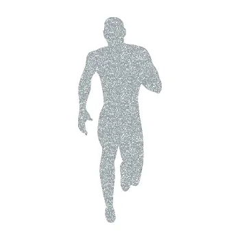 Polep vozidla Běžec 005 pravá (91 - Ultra Metalic stříbrná metalíza) SAMOLEPKA NA AUTO, NÁLEPKA, FÓLIE, POLEP, TUNING, VLASTNÍ TEXT, TISK, AUTOSAMOLEPKY.cz, POLEPY, OBRÁZEK, LOGO, 3D STICKERS