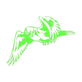 Samolepicí dekorace na vozidlo Predators 036 levá (71 - Fluorescentní zelená) SAMOLEPKA NA AUTO, NÁLEPKA, FÓLIE, POLEP, TUNING, VLASTNÍ TEXT, TISK, AUTOSAMOLEPKY.cz, POLEPY, OBRÁZEK, LOGO, 3D STICKERS