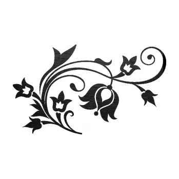 Samolepící dekorace SAMOLEPKA Květina dekor 002 pravá (63 - škrábaný kov černý) NA AUTO, NÁLEPKA, FÓLIE, POLEP, TUNING, VLASTNÍ TEXT, TISK, AUTOSAMOLEPKY.cz, POLEPY, OBRÁZEK, LOGO, SAMOLEPKY