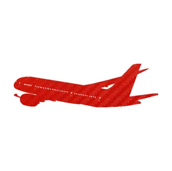 Polep vozidla SAMOLEPKA Letadlo 009 levá (53 - 3D karbon červený) NA AUTO, NÁLEPKA, FÓLIE, POLEP, TUNING, VLASTNÍ TEXT, TISK, AUTOSAMOLEPKY.cz, POLEPY, OBRÁZEK, LOGO, SAMOLEPKY