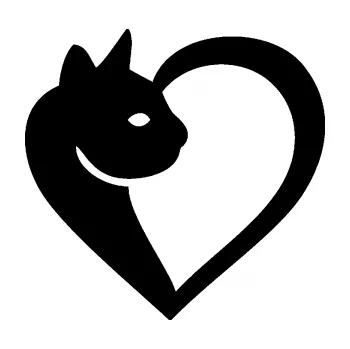 Samolepící dekorace SAMOLEPKA Kočka love 001 levá (01 - černá) NA AUTO, NÁLEPKA, FÓLIE, POLEP, TUNING, VLASTNÍ TEXT, TISK, AUTOSAMOLEPKY.cz, POLEPY, OBRÁZEK, LOGO, SAMOLEPKY