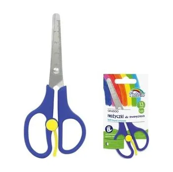 Dětské zboží Nożyczki z linijką dla leworęcznych FIORELLO