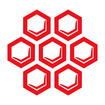 Samolepící dekorace SAMOLEPKA Plástve 001 pravá (10 - červená) NA AUTO, NÁLEPKA, FÓLIE, POLEP, TUNING, VLASTNÍ TEXT, TISK, AUTOSAMOLEPKY.cz, POLEPY, OBRÁZEK, LOGO, SAMOLEPKY