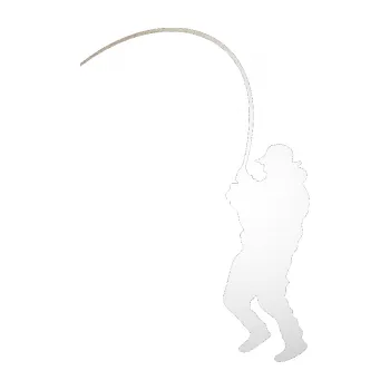 Polep vozidla SAMOLEPKA Rybář 007 levá (82 - odrazková reflexní bílá) NA AUTO, NÁLEPKA, FÓLIE, POLEP, TUNING, VLASTNÍ TEXT, TISK, AUTOSAMOLEPKY.cz, POLEPY, OBRÁZEK, LOGO, SAMOLEPKY