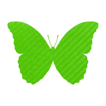 Samolepící dekorace SAMOLEPKA Motýl 008 (58 - 3D karbon zelený kawasaki) NA AUTO, NÁLEPKA, FÓLIE, POLEP, TUNING, VLASTNÍ TEXT, TISK, AUTOSAMOLEPKY.cz, POLEPY, OBRÁZEK, LOGO, SAMOLEPKY