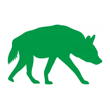 Samolepící dekorace Hyena 001 pravá (12 - zelená) SAMOLEPKA NA AUTO, NÁLEPKA, FÓLIE, POLEP, TUNING, VLASTNÍ TEXT, TISK, AUTOSAMOLEPKY.cz, POLEPY, OBRÁZEK, LOGO, 3D STICKERS