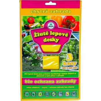 Žluté lepové desky 3 ks